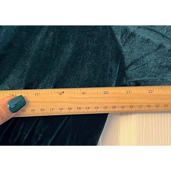 NWT Seen N Be Seen Dazzling in Emerald Velvet Curvy Women’s Dress XXL - Picture 9 of 10